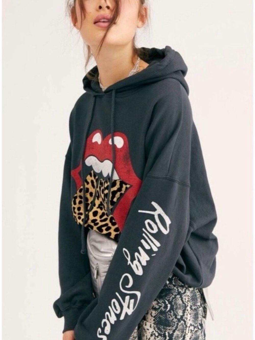Free people Daydreamer Washed Teal Pullover Hoodie